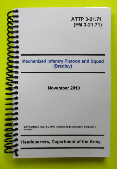 ATTP 3-21.71 Mechanized Inf Plt and Squad - Bradley - Click Image to Close